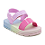 Sandália Zaxy Rosa/lilas/degrade - Imagem 1