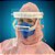 Protetor Facial SuperGlass para Uso de Lupa - Cor Transparente - Imagem 2