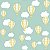 Papel De Parede Infantil Balão Amarelo - Imagem 1