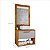 Conjunto Gabinete Cuba Espelho Banheiro Naturalle Off White - Imagem 6