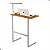Mesa Apoio Para Notebook Nature Cinza - Imagem 3
