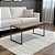 Mesa De Centro Industrial Elegance Amadeirado - Imagem 1