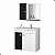 Gabinete Para Banheiro Espelheira Branco Preto - Imagem 3