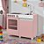 Cozinha De Brinquedo Infantil Mini Rosa Branco - Imagem 1