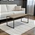 Mesa De Centro Industrial Elegance Amadeirado - Imagem 1