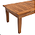 Mesa Centro 100x50 Ripada Madeira Rustica Castanho - Imagem 5