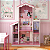 Casa De Bonecas Infantil Completa Branco Rosa - Imagem 4