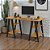 Mesa Escrivaninha Home Office Prateleiras Preto - Imagem 1