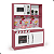 Cozinha Infantil Fogão Branco Rosa - Imagem 3