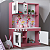 Cozinha Infantil Fogão Branco Rosa - Imagem 6