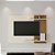 Painel Para Sala Tv Com Detalhe Ripado Off White - Imagem 1
