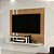 Painel De Tv Sala Moderno Ripado Nicho Off White - Imagem 1