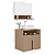 Kit Banheiro Harmonia Fendi Carvalho - Imagem 2