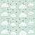 Papel De Parede Infantil Nuvem Verde - Imagem 1