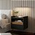 Mesa Cabeceira Suspensa Minerva Preto Nature - Imagem 1