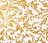 Kit 4 Jogos Americanos Arabesco Dourado De Natal Impermeável 43cmx34cm - UN / 4 - Imagem 4