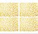 Kit 4 Jogos Americanos Arabesco Dourado De Natal Impermeável 43cmx34cm - UN / 4 - Imagem 5
