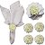 Kit 4 Porta Guardanapo Mimosa Flor Crisântemo - UN / 4 - Imagem 5