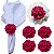 Kit 4 Porta Guardanapo Mimosa Flor Crisântemo - UN / 4 - Imagem 6