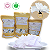 Kits 10, 20, 40 Porta Guardanapos Flor Crisântemo Branco Neve Casamento - Imagem 1