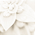Kits 10, 20, 40 Porta Guardanapos Flor Crisântemo Branco Neve Casamento - Imagem 4