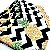 Kit 4 Guardanapo De Tecido Zigzag Abacaxi 40cmx40cm - UN / 4 - Imagem 3