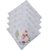 Kit 4 Guardanapos De Tecido Boneco De Neve Branco 40cmx40cm - UN / 4 - Imagem 1