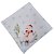 Kit 4 Guardanapos De Tecido Boneco De Neve Branco 40cmx40cm - UN / 4 - Imagem 4