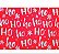Kit 4 Jogos Americanos Impermeável Natal Ho Ho 43cmx34cm - UN / 4 - Imagem 1