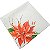Kit 4 Guardanapos De Tecido Flor Natal 40cmx40cm - UN / 4 - Imagem 3