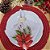 Kit 4 Guardanapos De Tecido Flor Natal 40cmx40cm - UN / 4 - Imagem 4