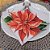 Kit 4 Guardanapos De Tecido Flor Natal 40cmx40cm - UN / 4 - Imagem 6