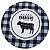 Kit 4 Capas Para Sousplat Churrasco Preto 35cmx35cm - UN / 4 - Imagem 1