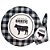 Kit 4 Capas Para Sousplat Churrasco Preto 35cmx35cm - UN / 4 - Imagem 4