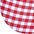 Kit 4 Capas Para Sousplat Xadrez Branco Vermelho Grande 35cmx35cm - UN / 4 - Imagem 2