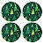 Kit 4 Capas Sousplat árvore De Natal Verde 35cmx35cm - UN / 4 - Imagem 2