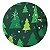 Kit 4 Capas Sousplat árvore De Natal Verde 35cmx35cm - UN / 4 - Imagem 1