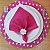 Kit 4 Capas Para Sousplat Poá Pink 35cmx35cm - UN / 4 - Imagem 6