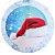 Kit 4 Capas Para Sousplat Gorro De Papai Noel 35cmx35cm - UN / 4 - Imagem 1