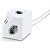 Extensão Elétrica Tripolar Cubo 2p+t 10a Com 1,5m E 2 Usb - Imagem 3