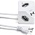 Extensão Elétrica Tripolar Cubo 2p+t 10a Com 1,5m E 2 Usb - Imagem 2