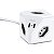 Extensão Elétrica Tripolar Cubo 2p+t 10a Com 1,5m E 2 Usb - Imagem 4