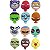 Boneco Splats Head Standard 11cm Figuras Sortidas E Divertidas - Imagem 2