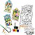 Brinquedo Para Colorir Comfy E Cozy Kit Pintura Com Acessórios - Imagem 3