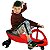 Ginga Car Vermelho Com Volante Giratório, Luzes E Rodas 360° - Imagem 2