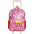 Mochila Infantil Com Rodinha Peppa Pig Fruits G 50cm - Imagem 2