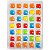 Doce Danclets Cartela 5x7 Tutti Frutti Display Com 15 - Imagem 3