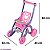 Carrinho De Boneca Florzinha Rosa E Lilás - Caixa Com 2 - Imagem 1