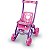 Carrinho De Boneca Florzinha Rosa E Lilás - Caixa Com 2 - Imagem 3