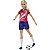 Barbie Profissões Boneca Jogadora De Futebol Uniforme Nº 9 - Imagem 2